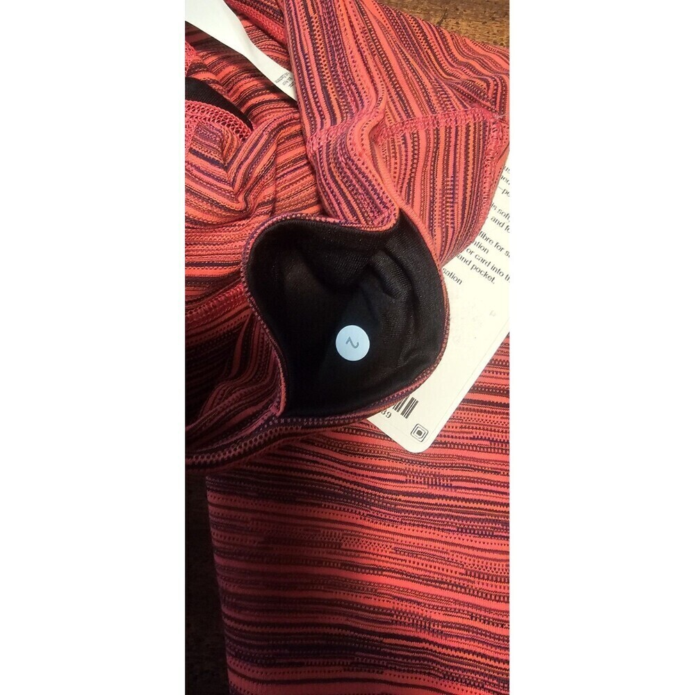 Lululemon Wunder Under Crop III Size 2 NWT Luon Yoga Mid Rise Cyber Juice Boom - Picture 7 of 9